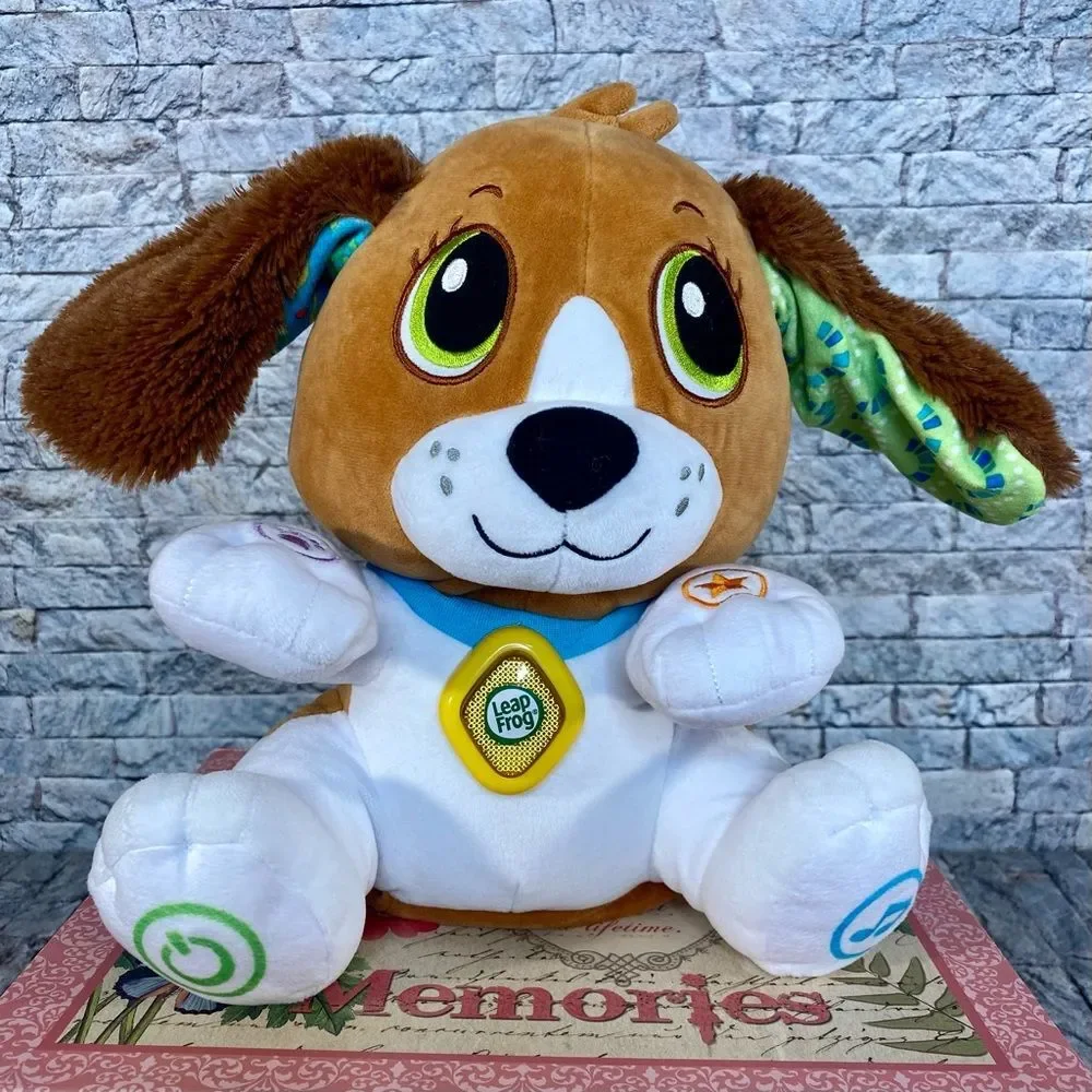 Leap Frog Speak & Learn Plush Puppy Animatronic Sing Speak Learn